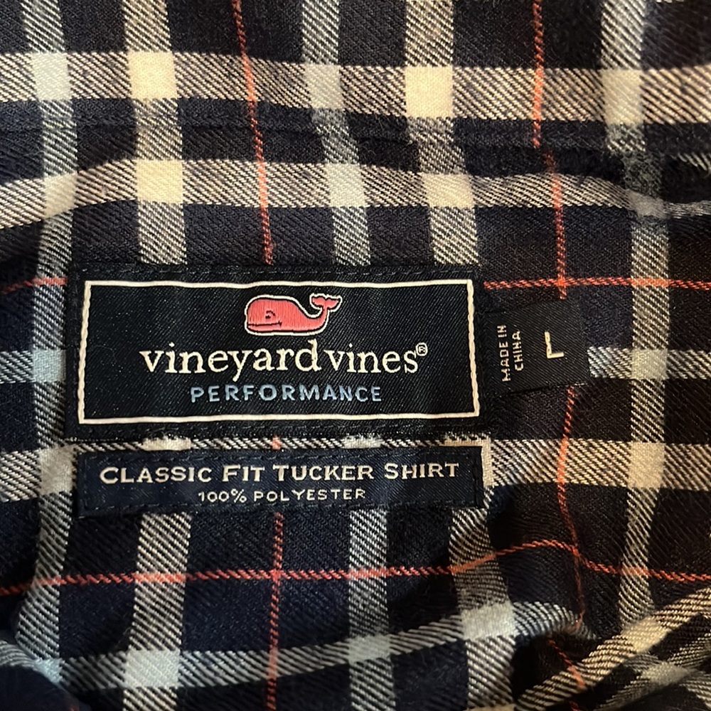 Vineyard Vines classic fit Tucker shirt,‎ size large - Picture 11 of 14